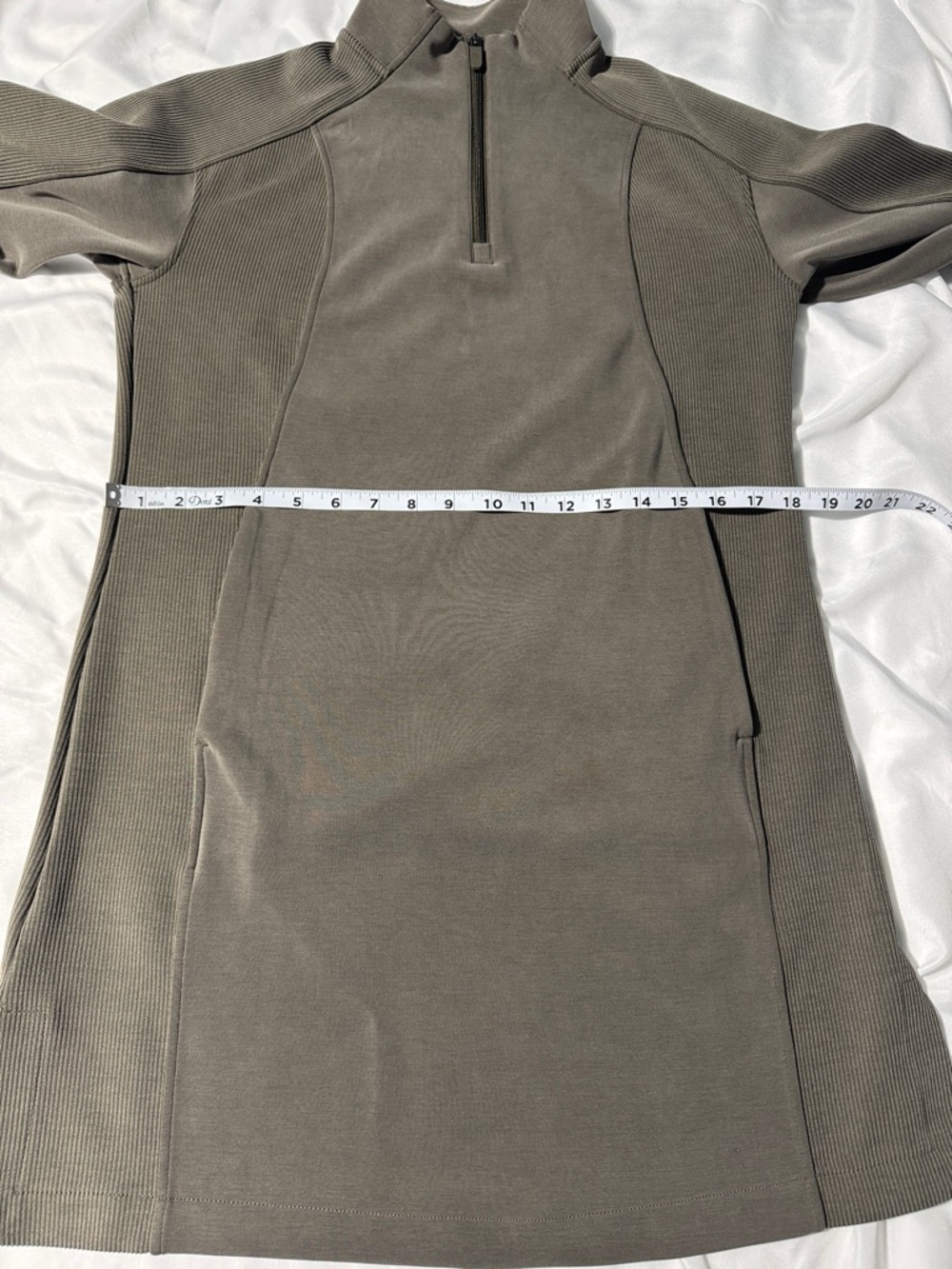 Lululemon Softstreme Half Zip Mini Dress Small Long Sleeve Athleisure - Picture 11 of 12